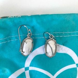Kendra Scott mother of pearl earrings